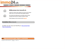 Tablet Screenshot of immo24.ch